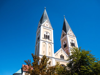 Fototapeta premium Stadtpfarrkirche St. Josef in Weiden in der Oberpfalz