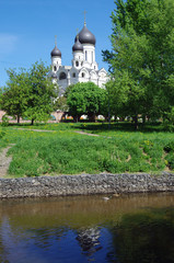 Fototapeta na wymiar MOSCOW, RUSSIA - May, 2018: Saint Seraphim of Sarov churches in Moscow. North Medvedkovo