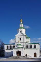 MOSCOW, RUSSIA - February, 2018: St. Daniel monastery in Moscow