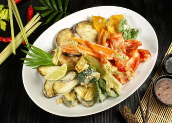 Tempura Gemüse - Teller