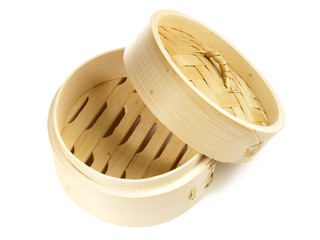Bamboo Steamer - Dim Sum Korb mit Deckel