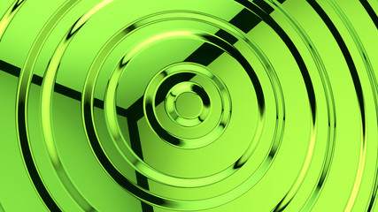 Abstract green glass background 3d rendering