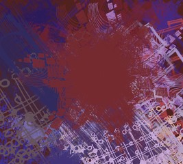 Abstract painting on canvas. Hand made art. Colorful texture. Modern artwork. Strokes of fat paint. Brushstrokes. Contemporary art. Artistic background image.