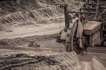 coal mining Landscape  Inden Germany RWE Power Industry