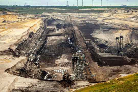 coal mining Landscape  Inden Germany RWE Power Industry