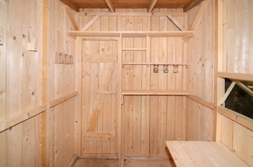 Holzhaus innen