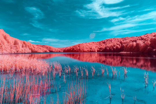 Plitvice Lakes National Park - Infrared