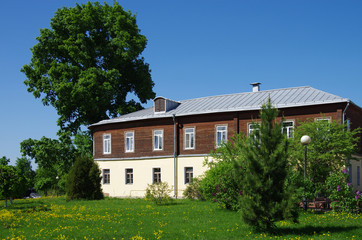 MOSCOW,Russia - May, 2018: Sviblovo Manor on a Sunny spring day