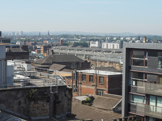 Aerial view of Glasgow