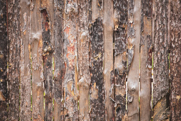 wooden boards on a fence as an abstract background
