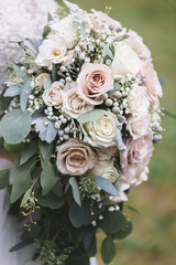 Light Pink Wedding Bouquet