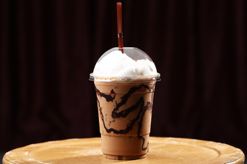 Mocha ice coffee