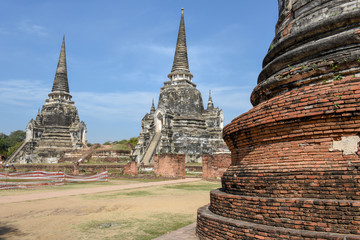 Fototapeta premium Temple of Ayutthaya historical park