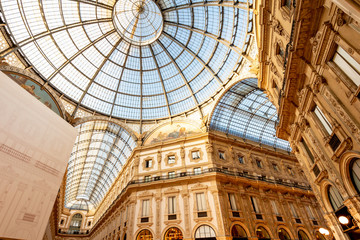 Obraz premium Shopping Mall Galleria Vittorio Emanuele II in Mailand