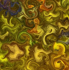 Abstract texture background. Digital design painting impressionism artwork. Hand drawn artistic pattern. Modern art. Good for printed pictures, postcards, posters or wallpapers and textile printing.