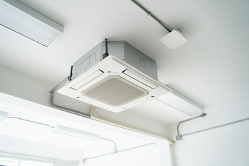 Air condition unit hanging on the ceiling
