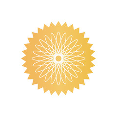 Watermark in Shape of Flower to Place on Documents