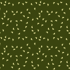 Military camouflage seamless pattern in different shades of green color