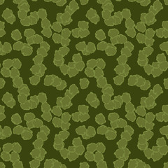 Military camouflage seamless pattern in different shades of green color