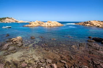 Crédence de cuisine en verre imprimé Cala Pregonda, île de Minorque, Espagne Cala Pregonda, Menorca, Spain