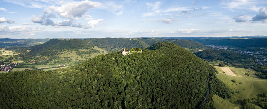 Panorama Burg Teck