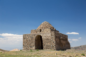 Fototapeta premium Fire Temple in Bazeh Hur, Khorasan, Iran