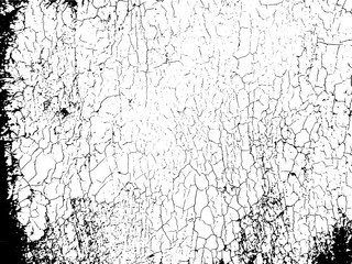 Grunge vector texture template with cracks.