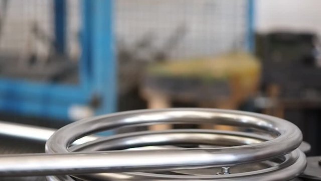 Creation of a stainless steel coil used as heat exchanger.