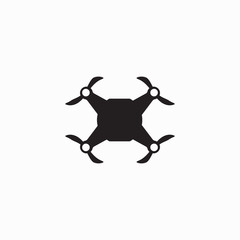 Drone icon. Quadcopter vector design. Quad copter illustration. Element of new technology