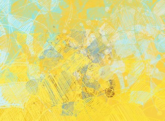 Abstract painting on canvas. Hand made art. Colorful texture. Modern artwork. Strokes of fat paint. Brushstrokes. Contemporary art. Artistic background image.