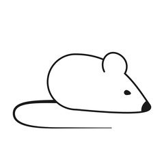 Mice vector icon outline
