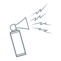 Portable air horn icon