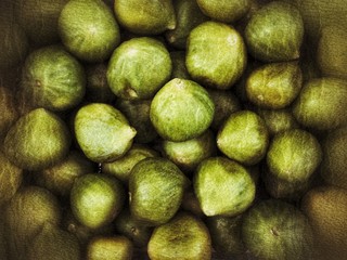 Fresh figs at the market, grunge background