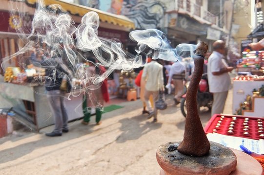 Aroma cone on the market in Rishikesh