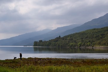 Lake in Scotland 