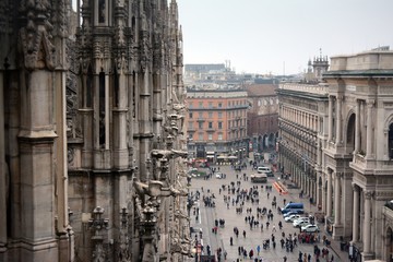 Fototapeta na wymiar Duomo cathedral, Milan, Italy