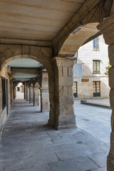 Obraz premium Street with arcades