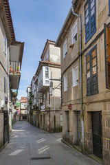 Obraz premium Historical street in Pontevedra city