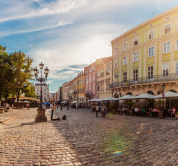 Lviv market square