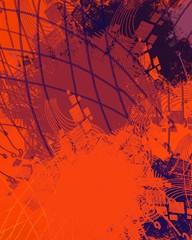 Abstract painting on canvas. Hand made art. Colorful texture. Modern artwork. Strokes of fat paint. Brushstrokes. Contemporary art. Artistic background image.