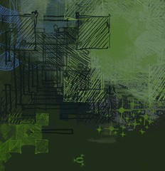 Abstract painting on canvas. Hand made art. Colorful texture. Modern artwork. Strokes of fat paint. Brushstrokes. Contemporary art. Artistic background image.