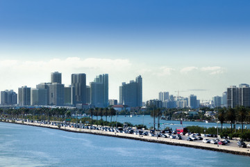 Miami, MacArthur Causeway, USA, Florida