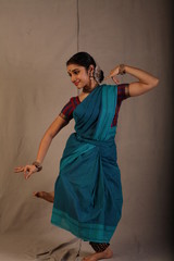 Fototapeta na wymiar bharatha natyam is the classical dance form of tamil nadu