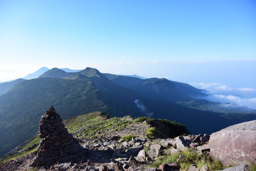 八ヶ岳の硫黄岳登山道