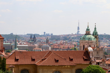 hermosa vista de praga