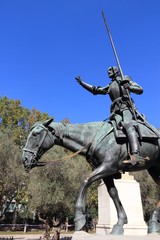 Fototapeta na wymiar Madrid - Don Quixote