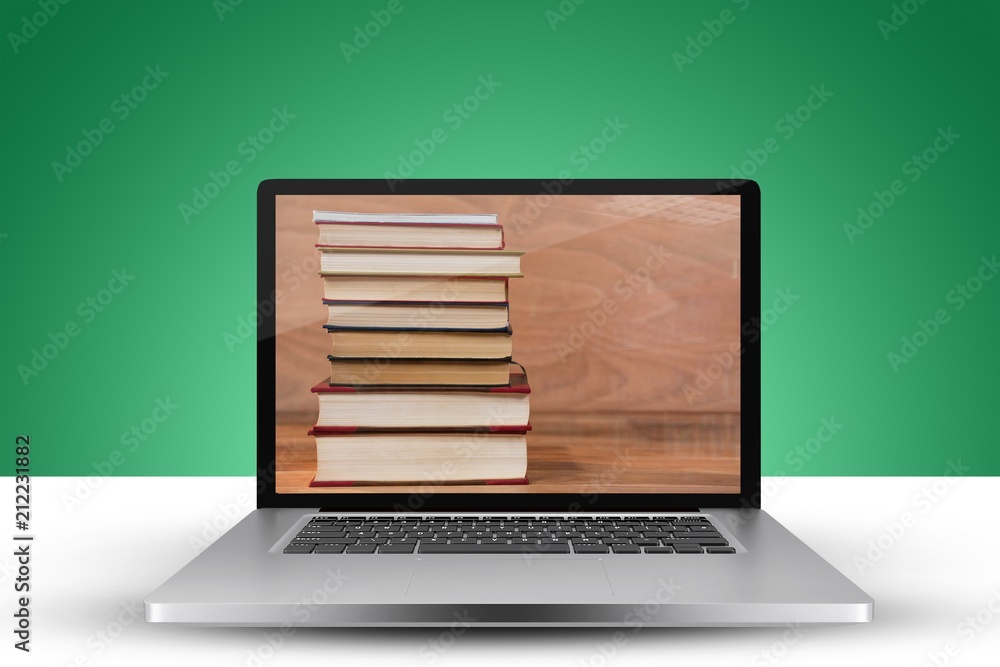 Poster composite image of laptop with with screen