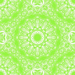 Modern Decorative Cicle Vector Shapes. Floral mandala. Vector illustration.