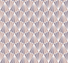 Geometric Diamond Vector Seamless Pattern. Abstract Art Deco Background. Classic Stylish Texture.