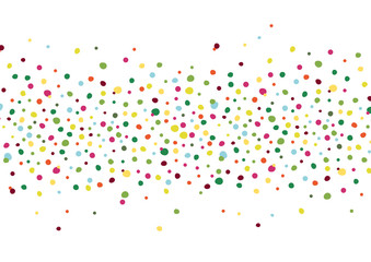 Colorful flying in the holiday air confetti with Isolated on white background. Vector illustration.